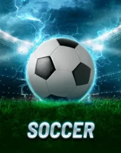5DJL soccer stadium with players competing in an exciting football match